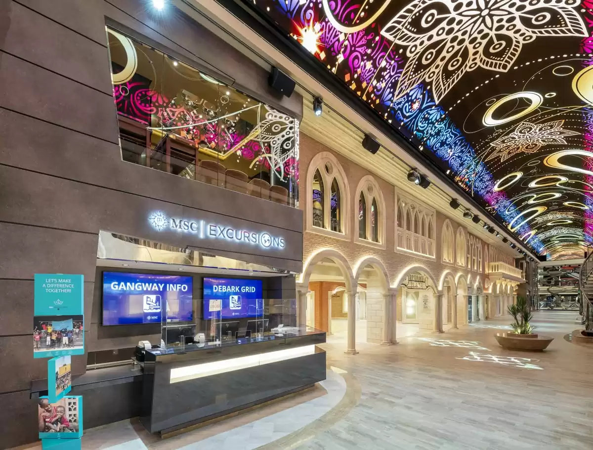 Il MSC Virtuosa :  cabine 29