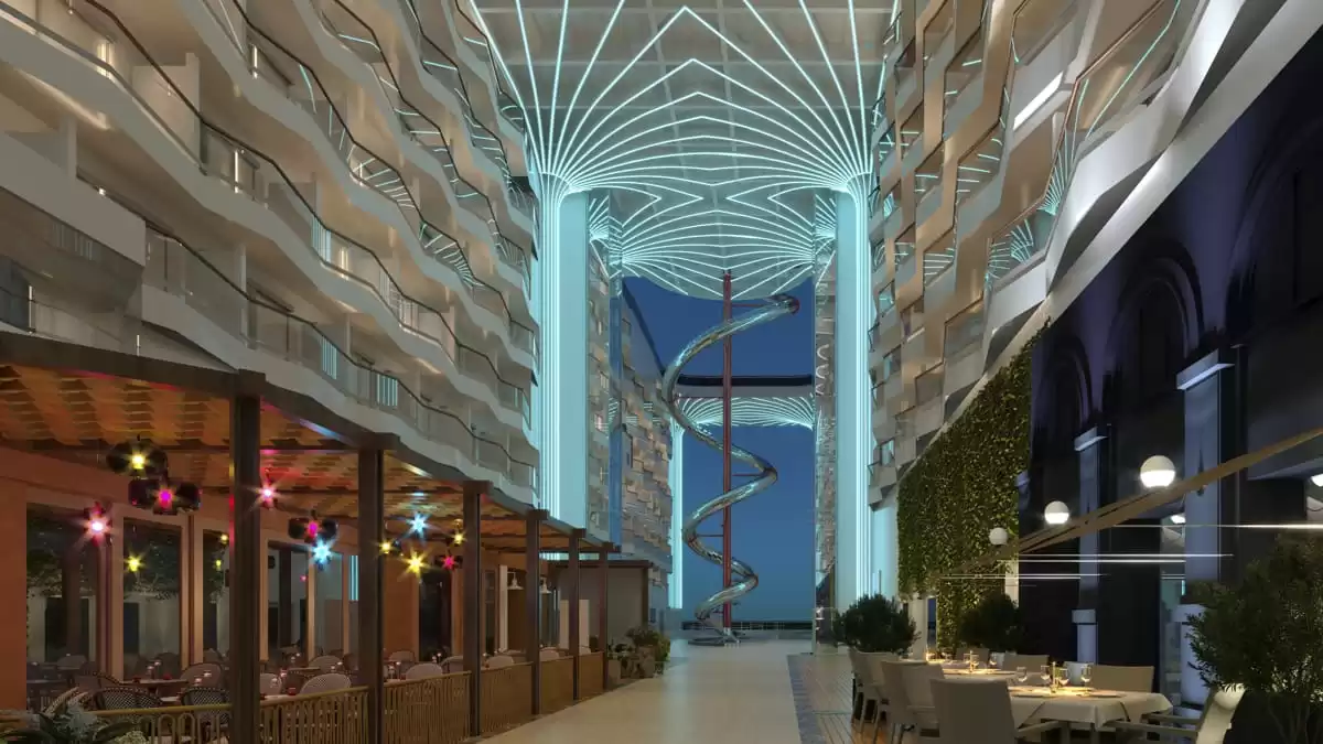 Il MSC World Europa :  cabine 5