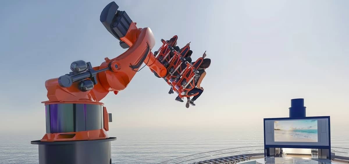 1- ROBOTRON <br> L’ATTRAZIONE CHE SFIDA LA GRAVITÀ