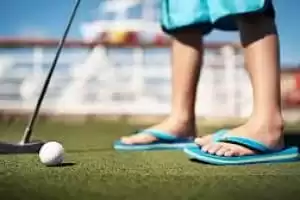 Parcours de mini golf