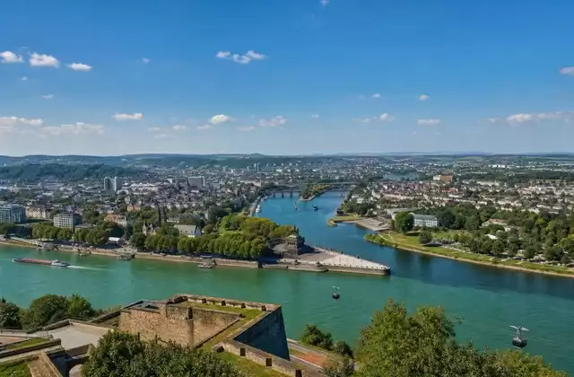 Dalla fortezza di Ehrenbreitstein