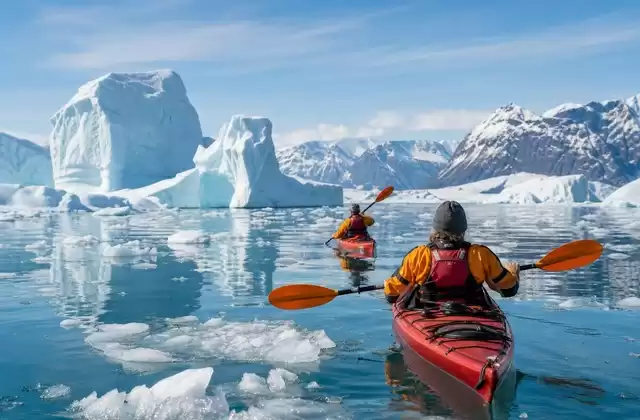 In zodiac o in kayak
