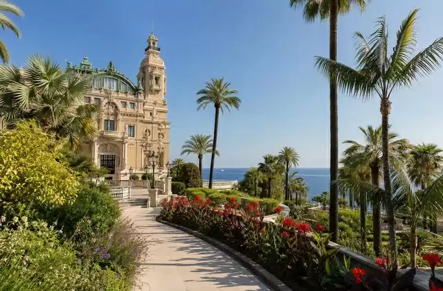 Nei giardini del Casinò