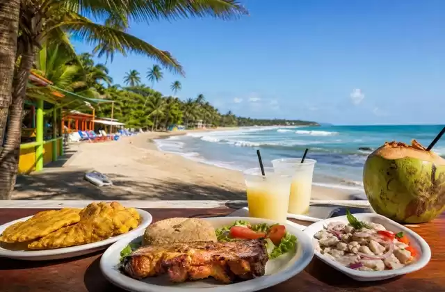 Ai chioschi di Luquillo