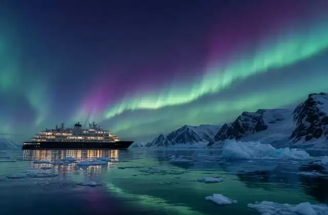 L'aurora boreale a fine stagione