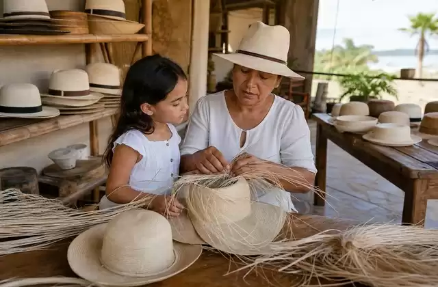 Laboratori dei cappelli di Montecristi