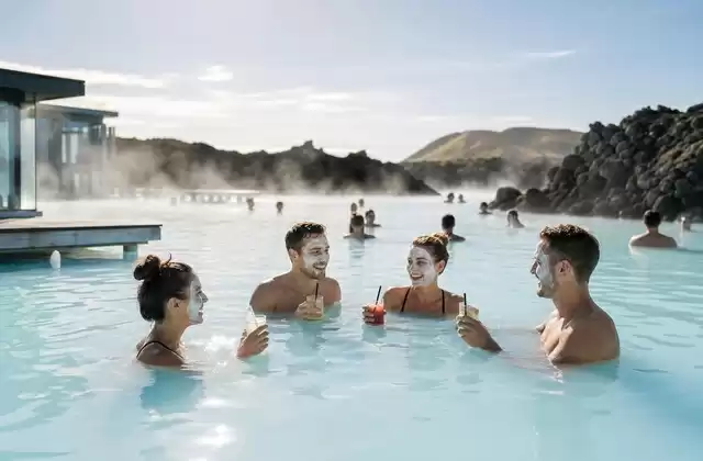 Bagno alla Blue Lagoon