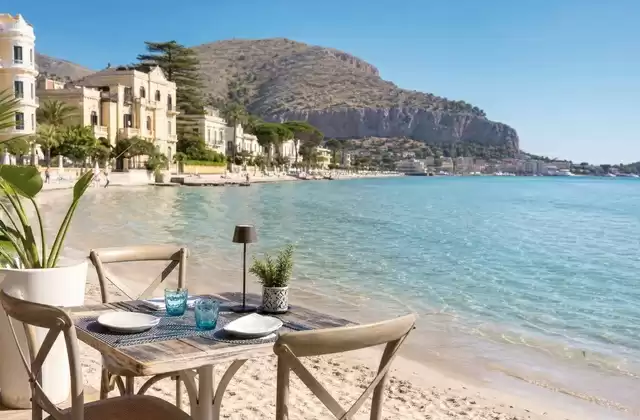 La spiaggia di Mondello