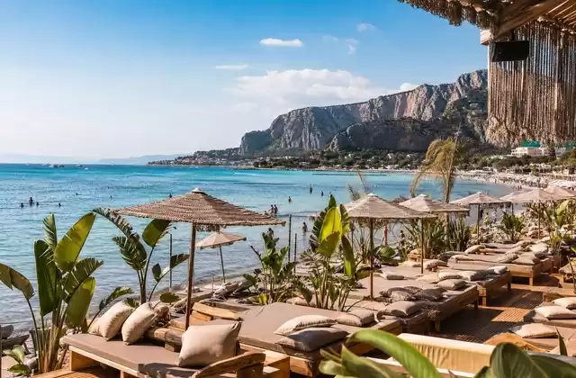 La spiaggia di Mondello