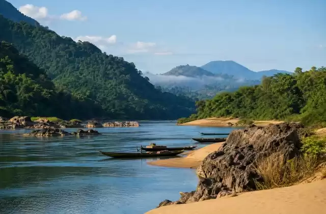 I paesaggi selvaggi dell'Alto Mekong