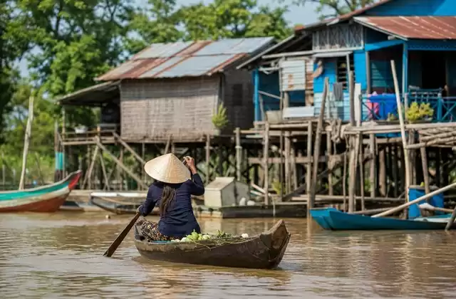 I villaggi fluviali della Cambogia