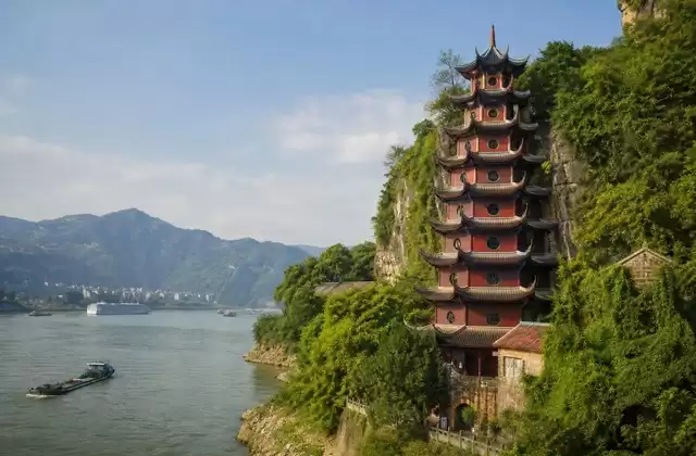 Templi e siti lungo le rive