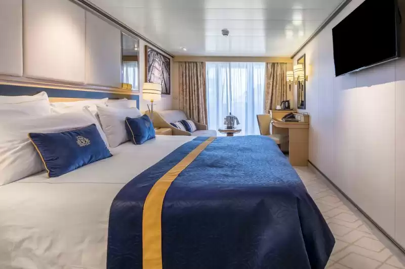 Cabina Britannia Balcone vista ostruita