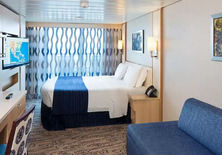 Cabina con vista sul mare e balcone
