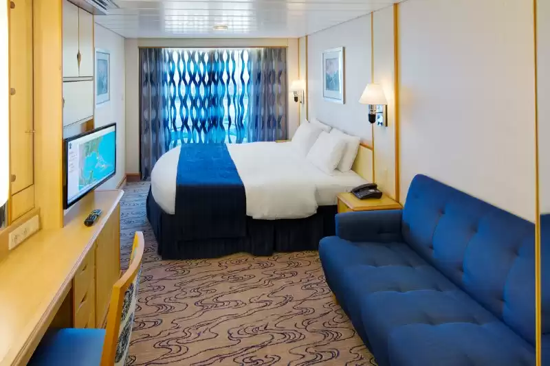 Cabina con vista sul mare e balcone