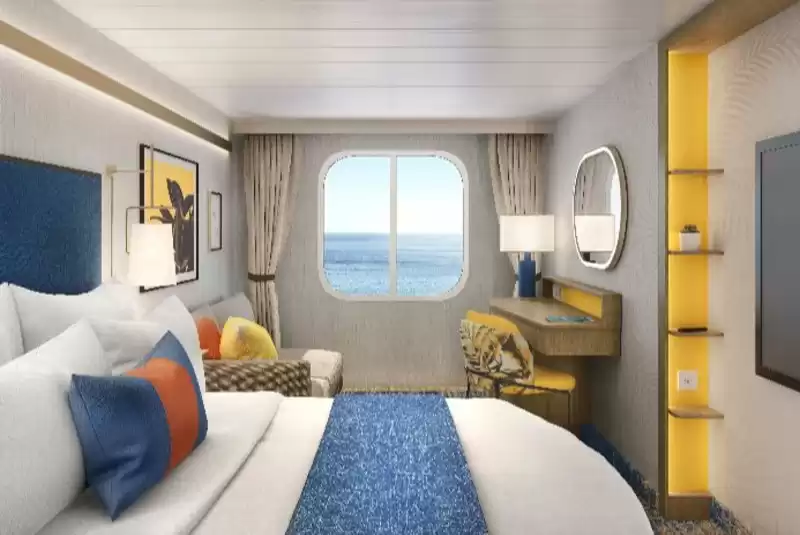 Cabina con vista sul mare