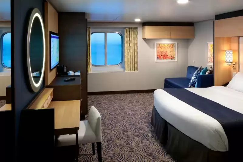Cabina con vista sul mare