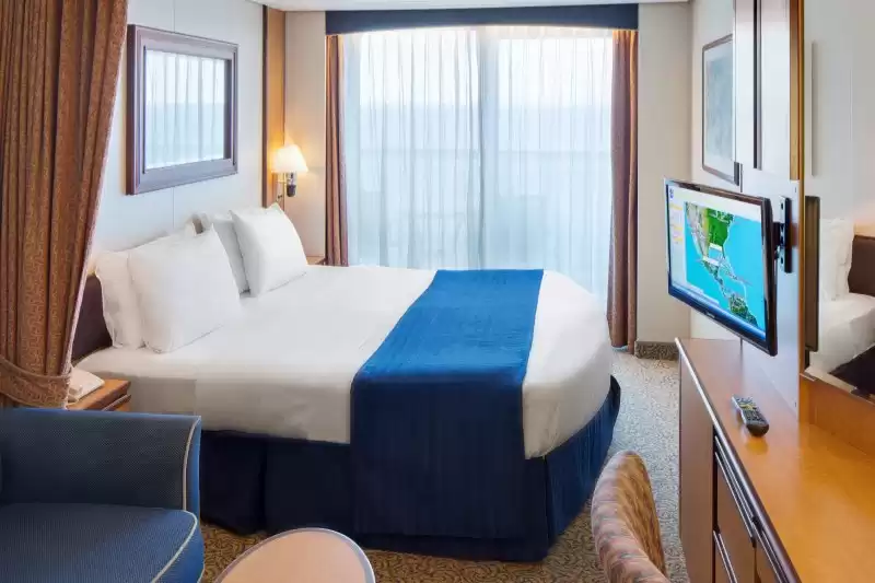 Cabina con vista sul mare e balcone
