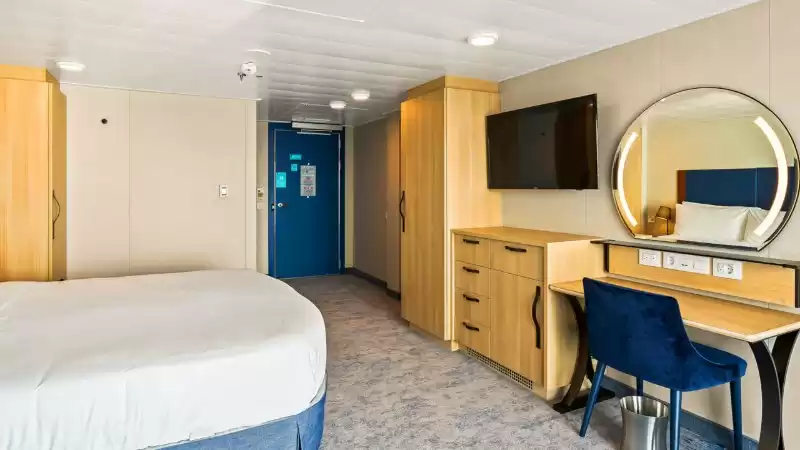 Cabina con vista sul mare e balcone