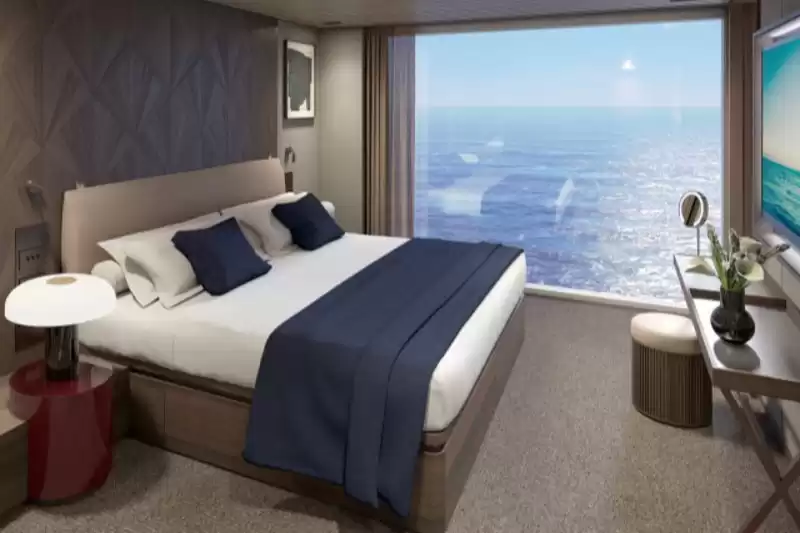 Suite a prua con balcone grande