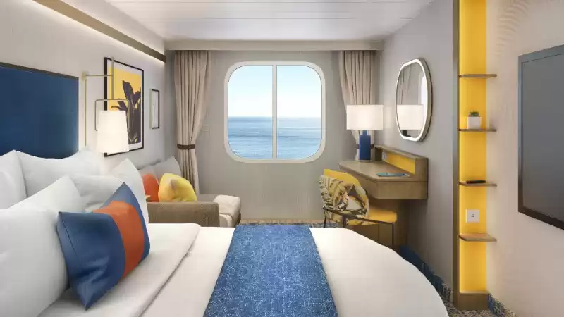 Cabine avec vue sur la mer