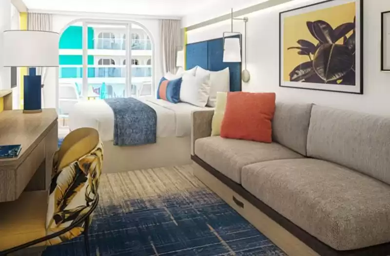 Cabina familiare con balcone e vista su Surfside
